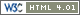 Valid HTML 4.01 Transitional